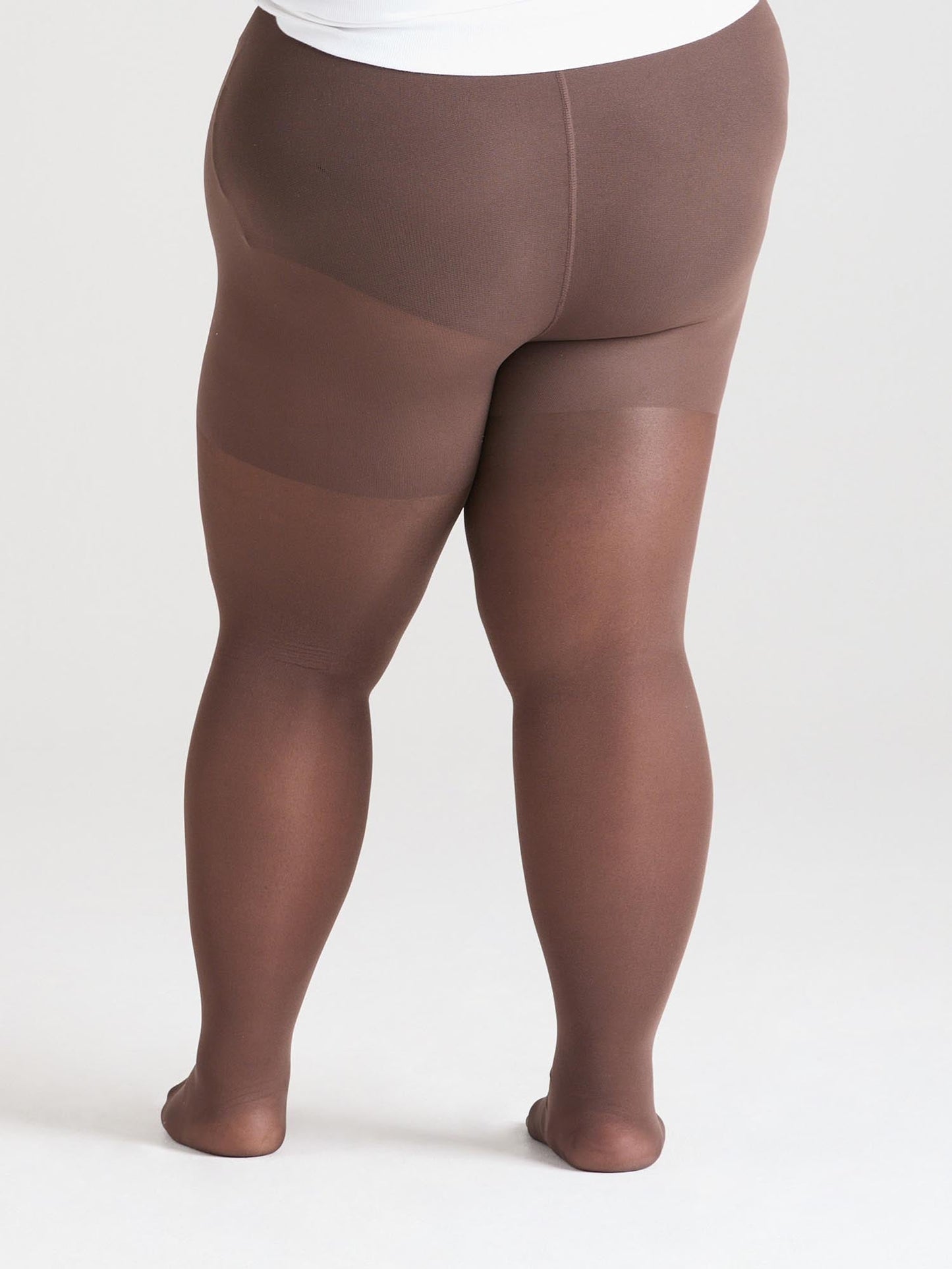 30 Denier Sheer Halo Tights - Praline