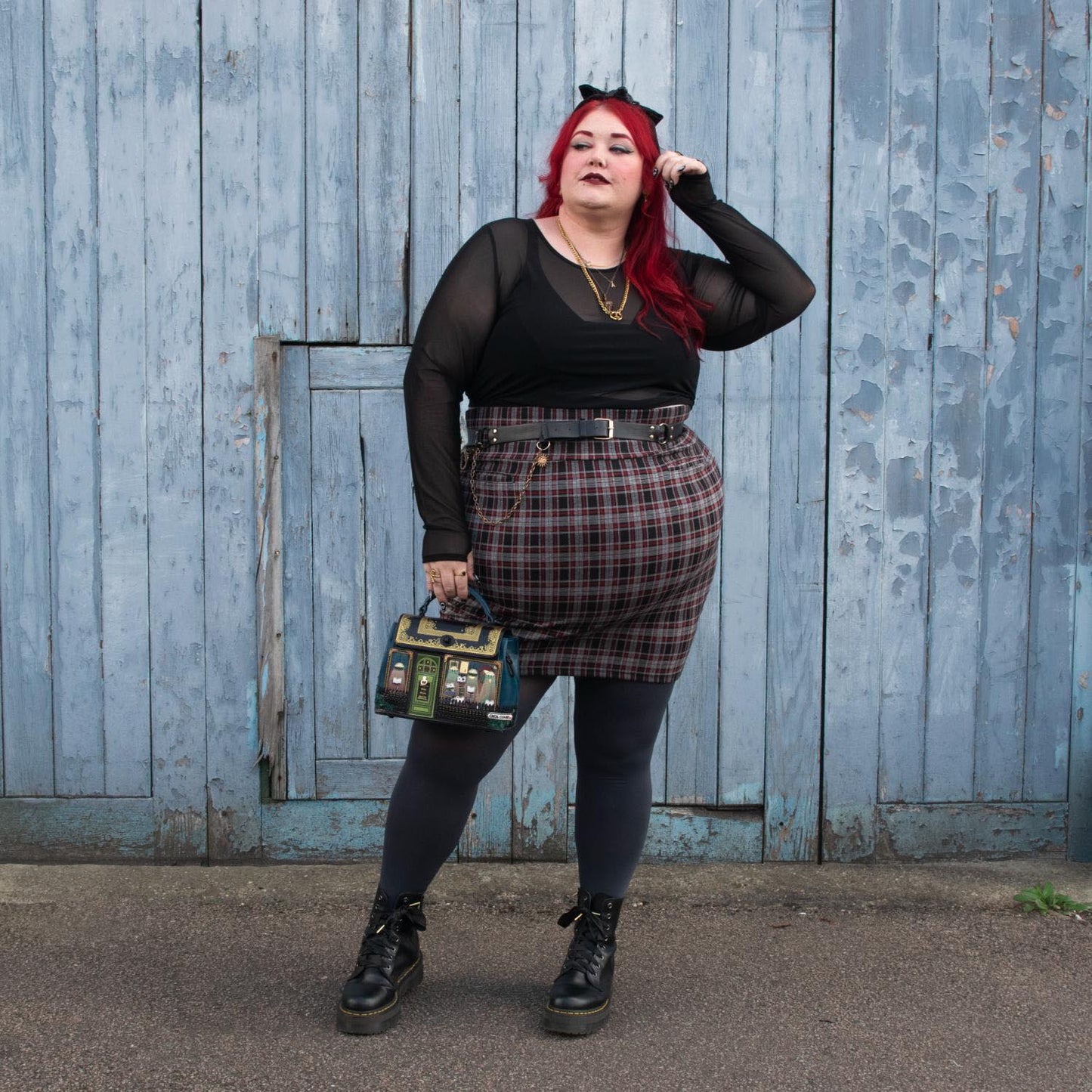 Plaid Mini Skirt - Bonnie