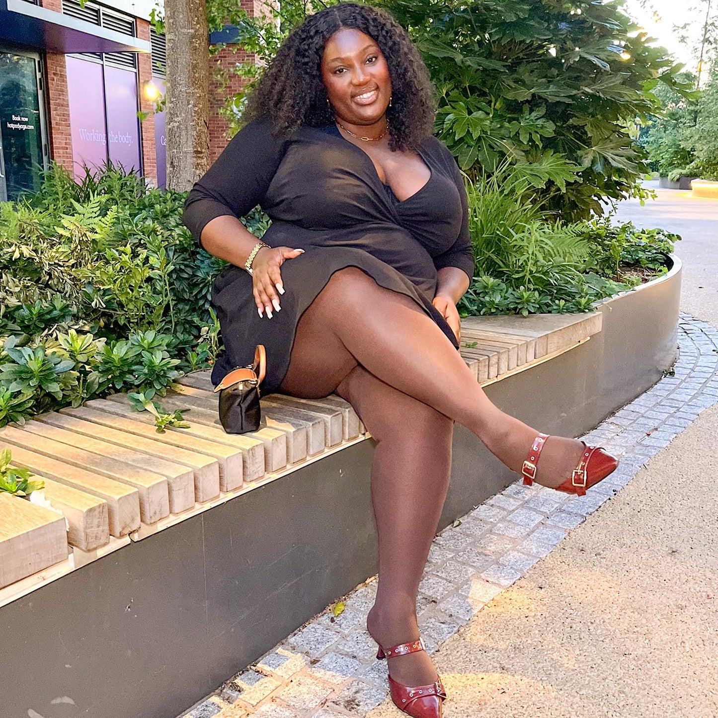 30 Denier Sheer Halo Tights - Praline