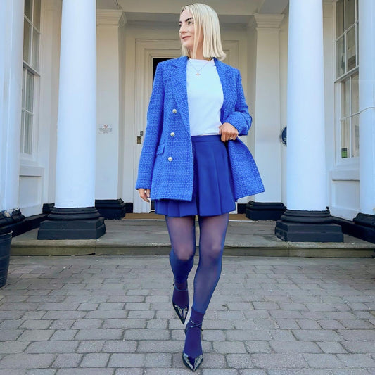 30 Denier Sheer Tights - Navy
