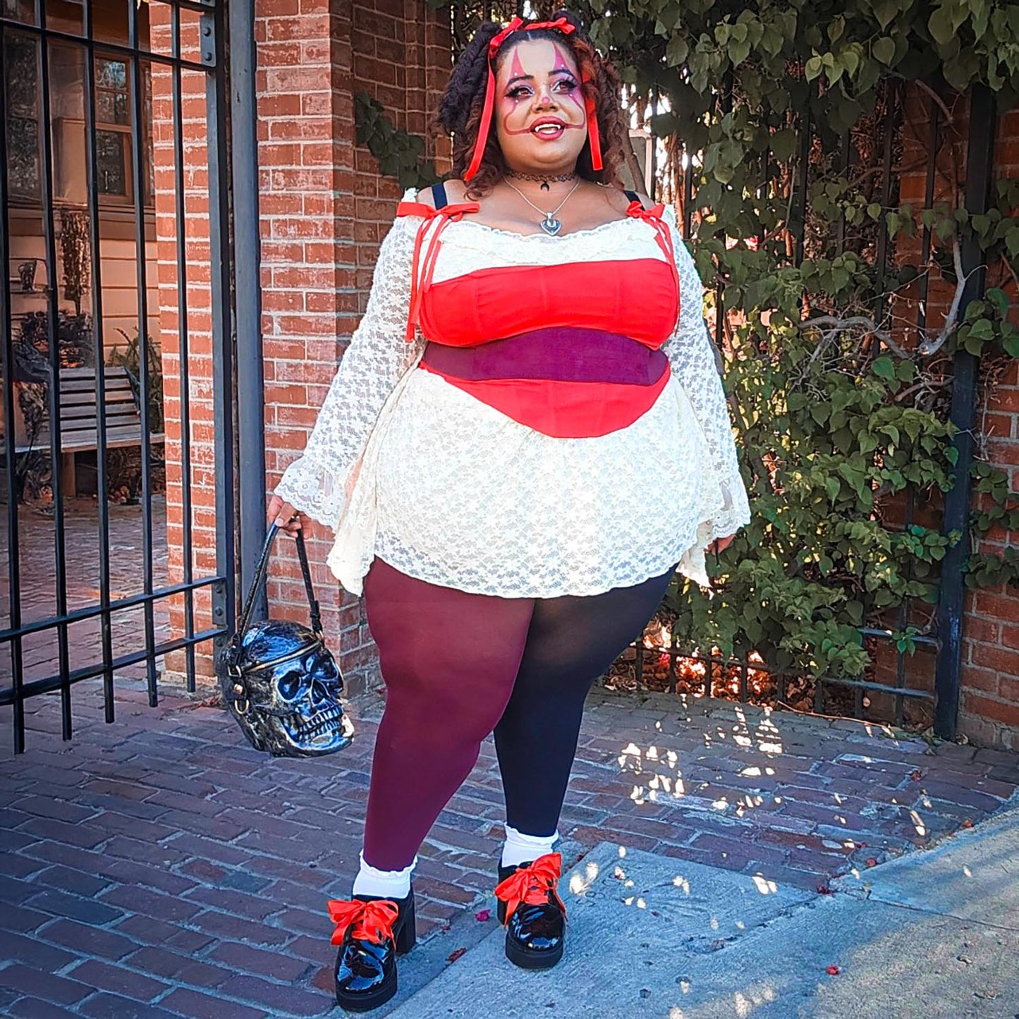 Duo Tights - Crimson Shadow