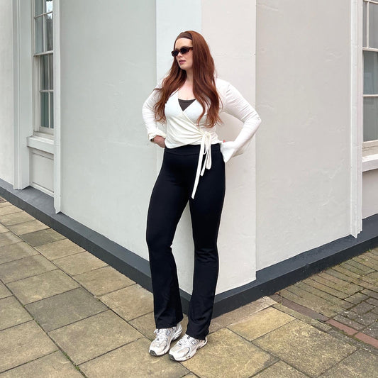 Kick Flare Leggings - Black