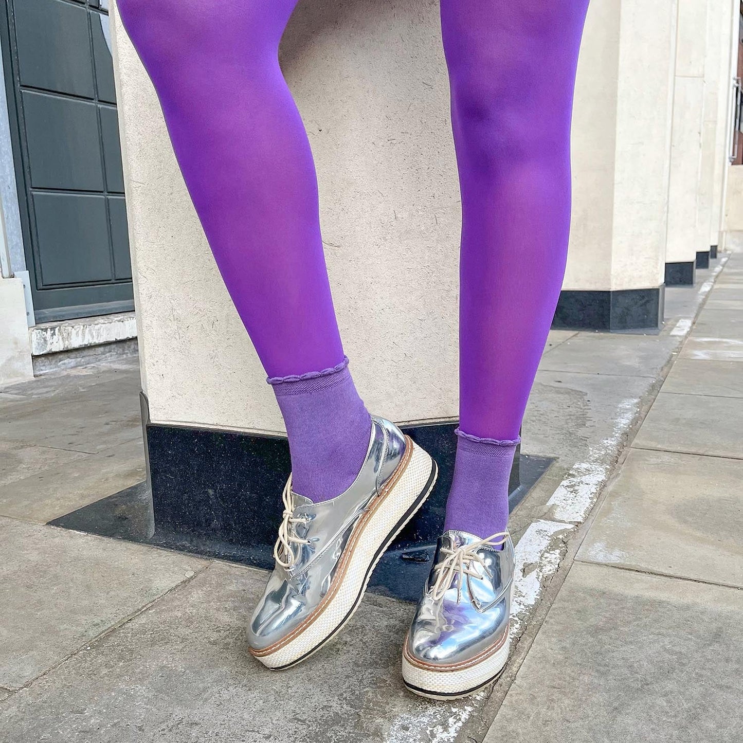 30 Denier Sheer Tights - Purple Haze