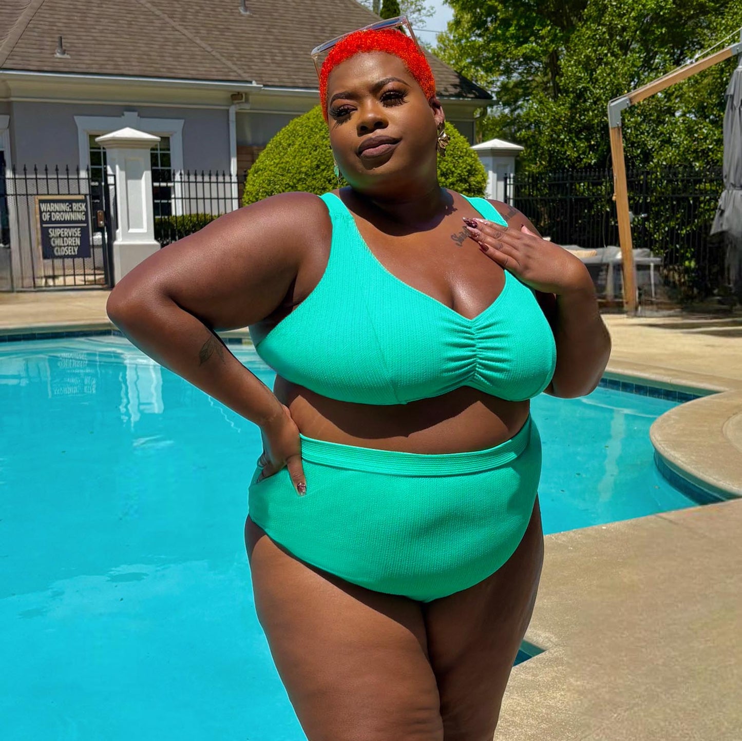 Tidelands Bikini Top - Mint
