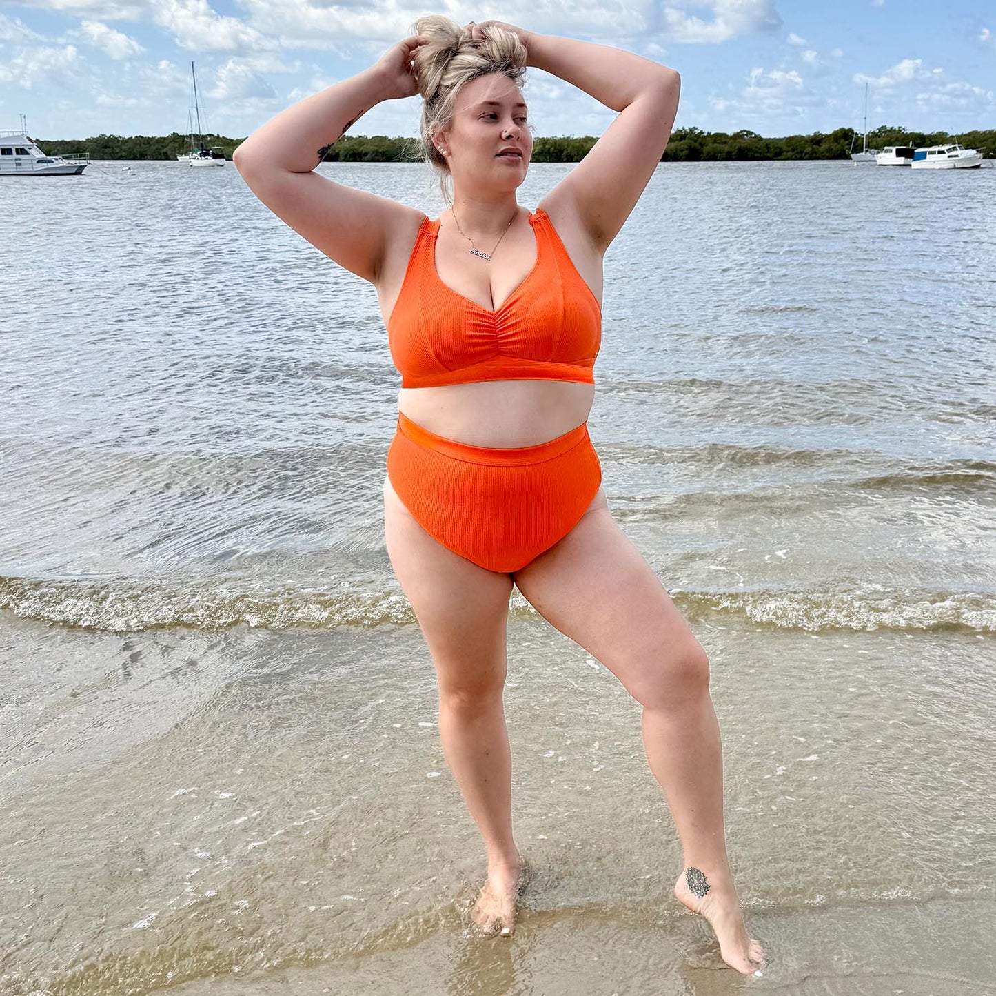 Tidelands Bikini Top - Zest