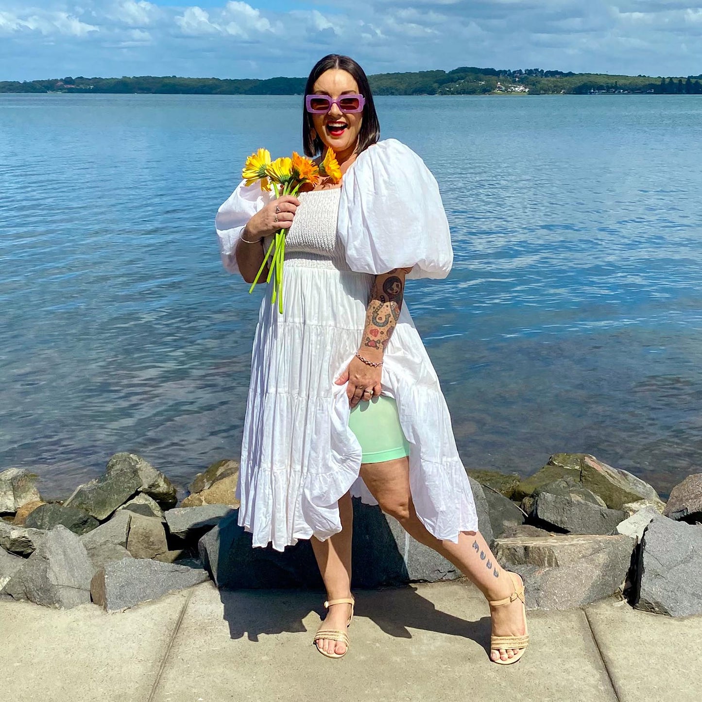 Stay Cool Chub Rub Shorts - Pistachio