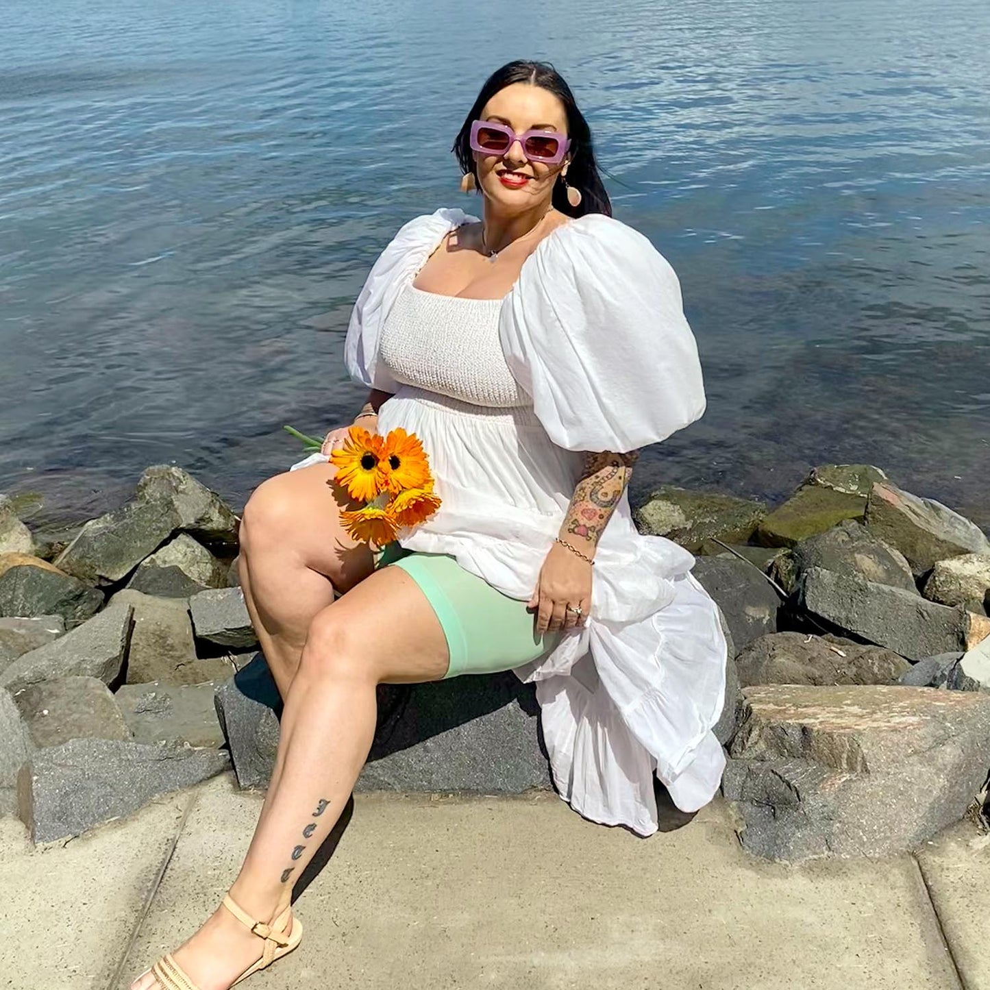 Stay Cool Chub Rub Shorts - Pistachio