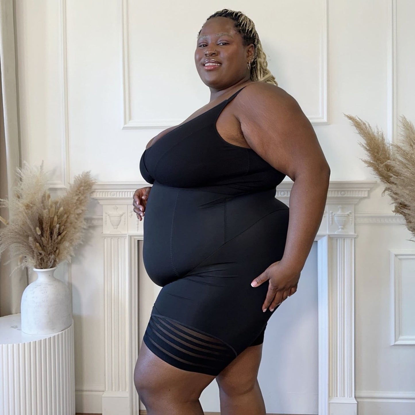 Smoothwear Super High Waist Shorts - Black