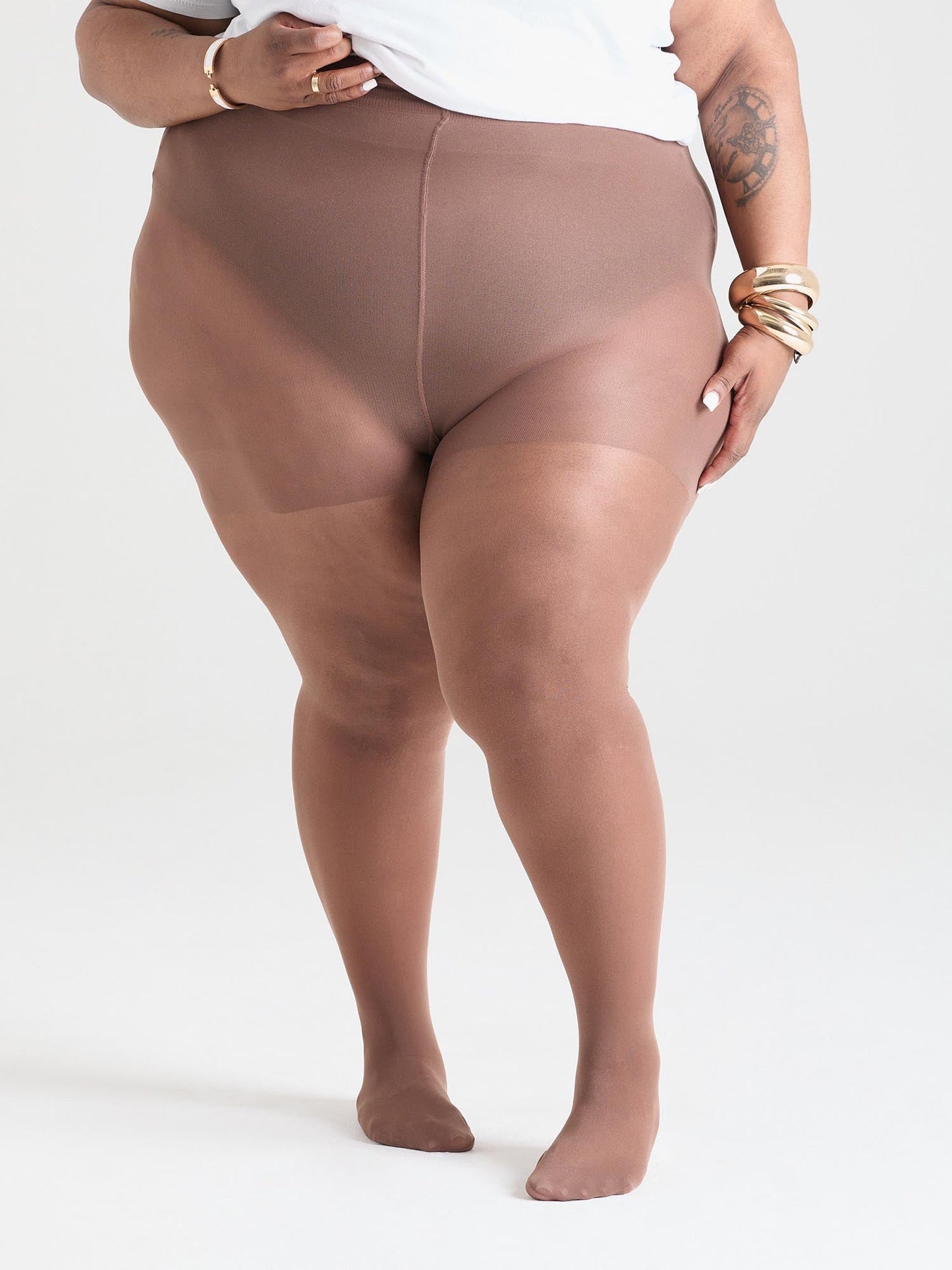 30 Denier Sheer Halo Tights - Divine