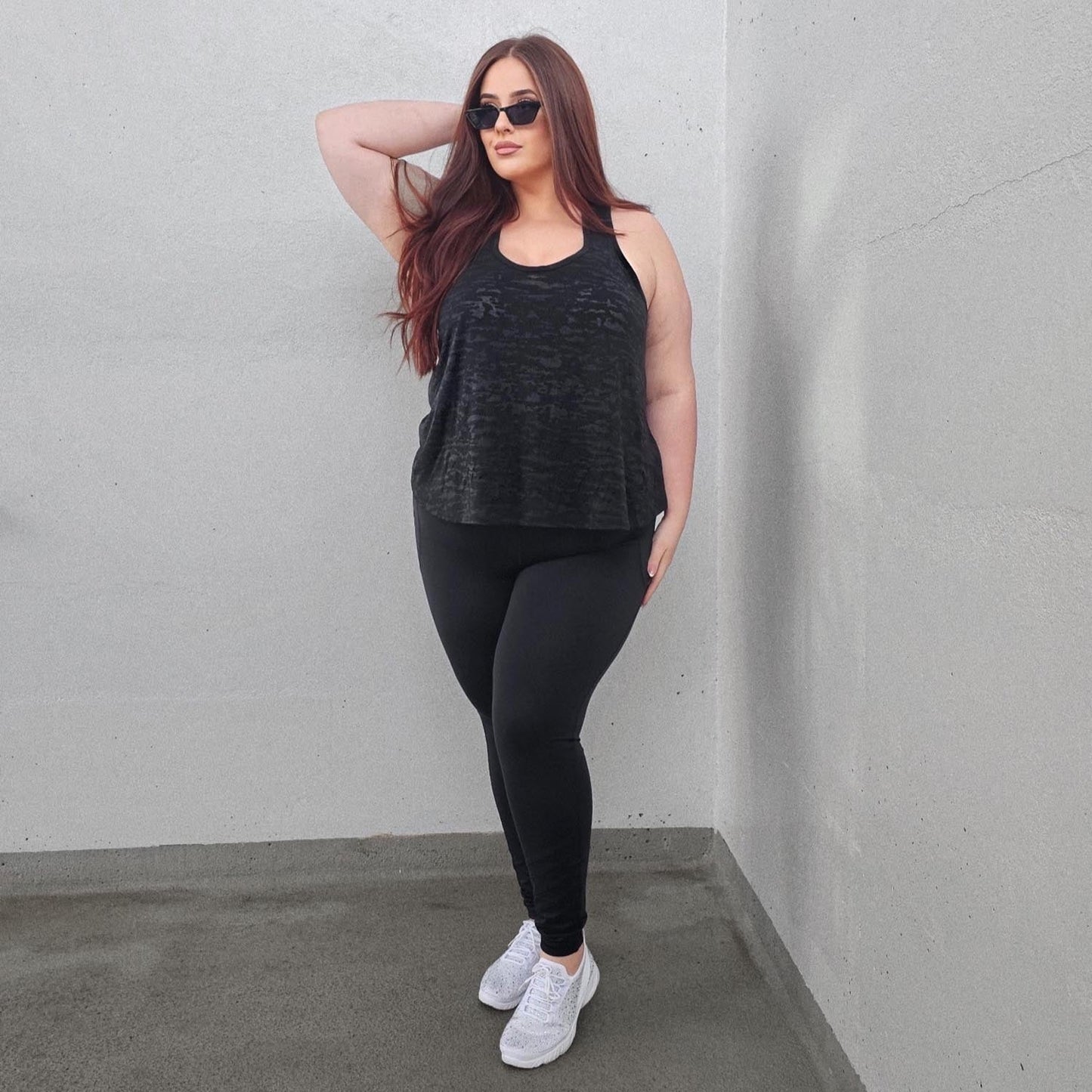 Wrap Back Vest - Black