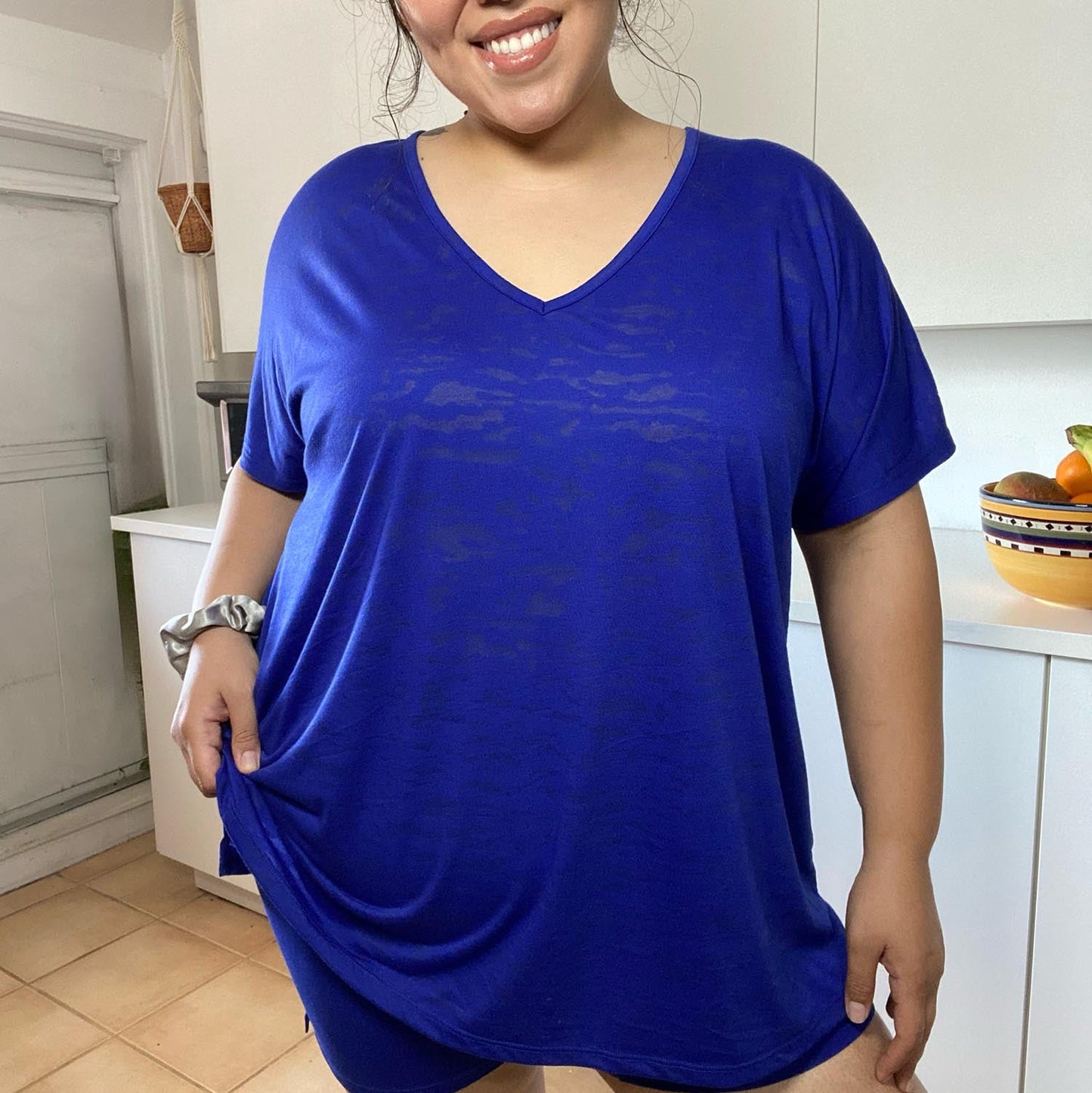 Burnout Sleep T-Shirt & Shorts Bundle in Arabesque