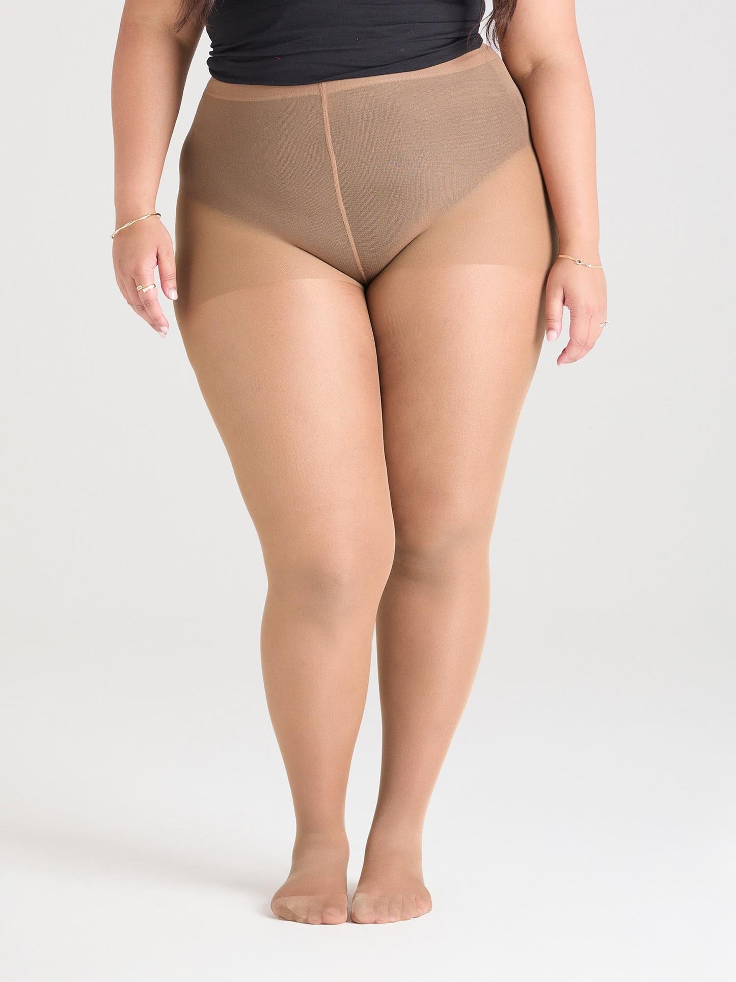 30 Denier Sheer Halo Tights - Glow