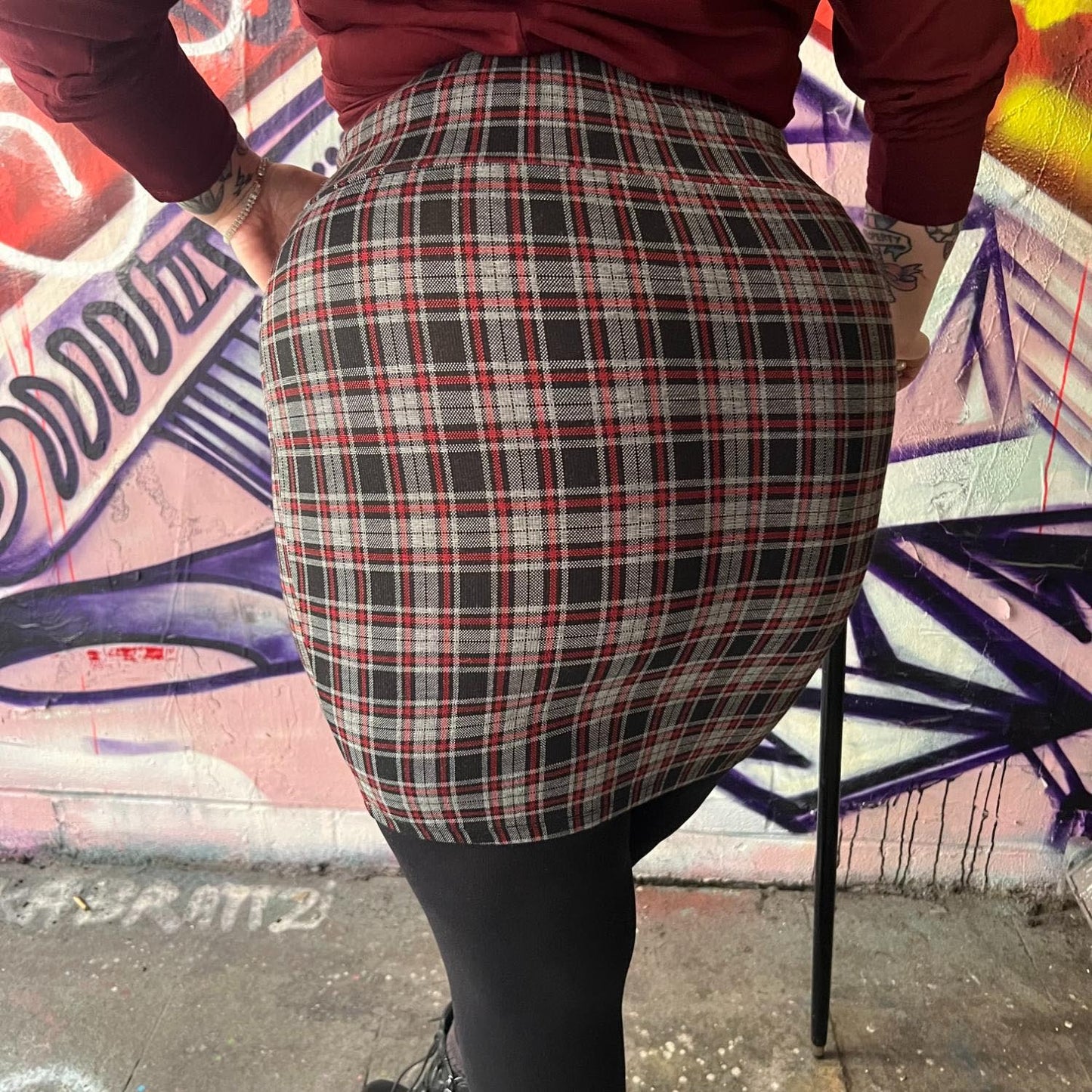 Plaid Mini Skirt - Bonnie