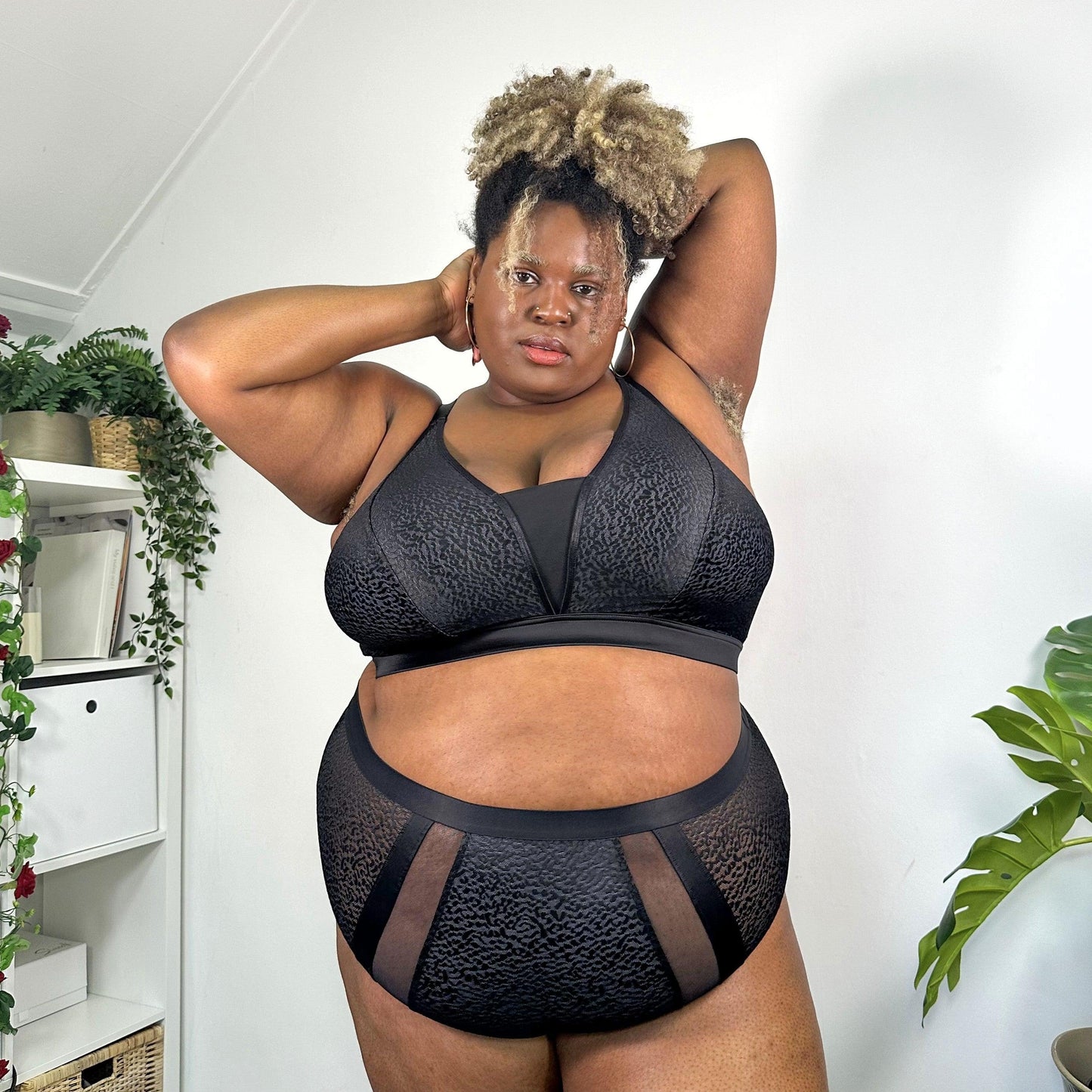Organic Cotton Full Brief Knickers - Leopard