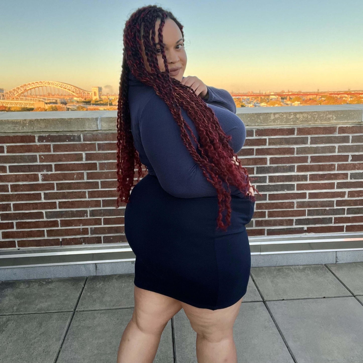 Mini Skirt - Navy