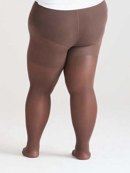 30 Denier Sheer Halo Tights - Praline