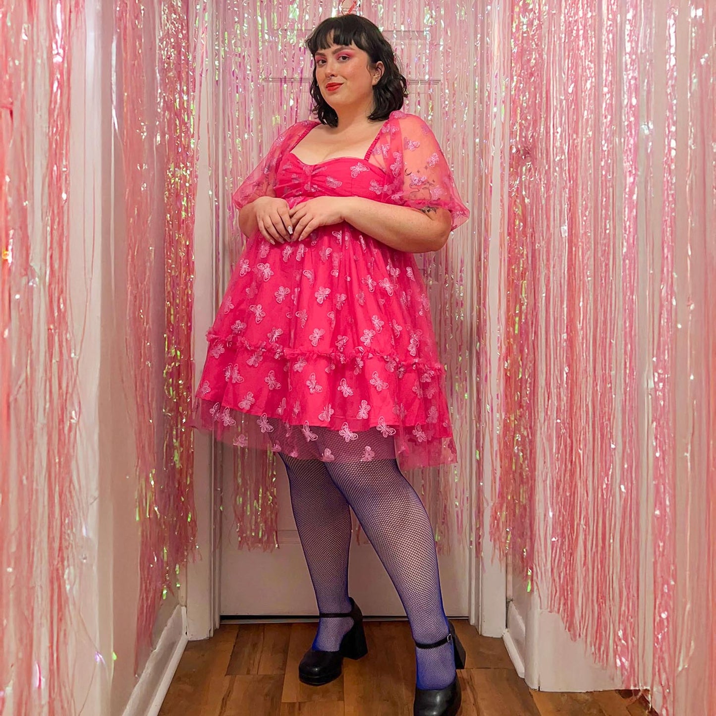 Thighs the Limit Fishnets - Arabesque