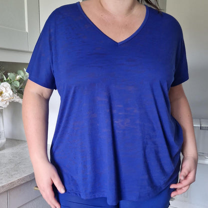 Burnout Sleep T-Shirt & Shorts Bundle in Arabesque