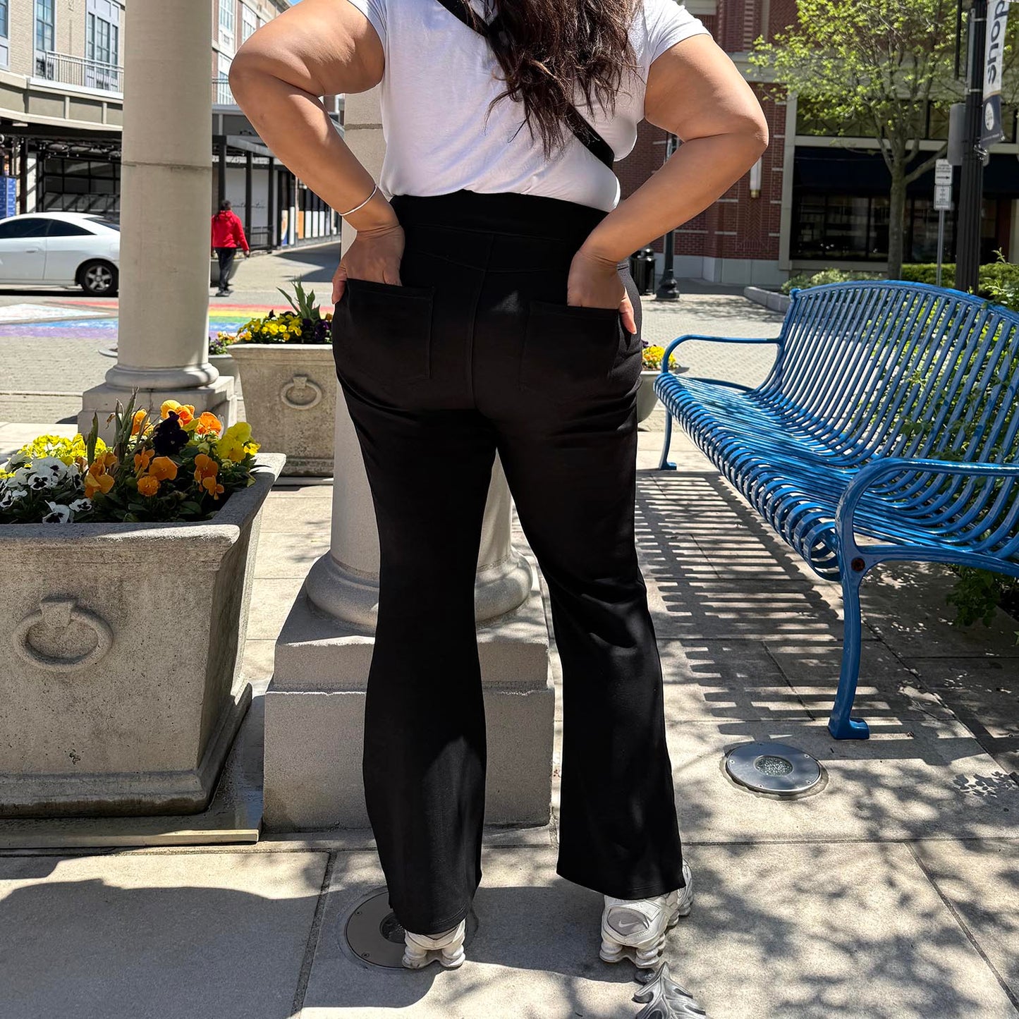 Kick Flare Leggings - Black