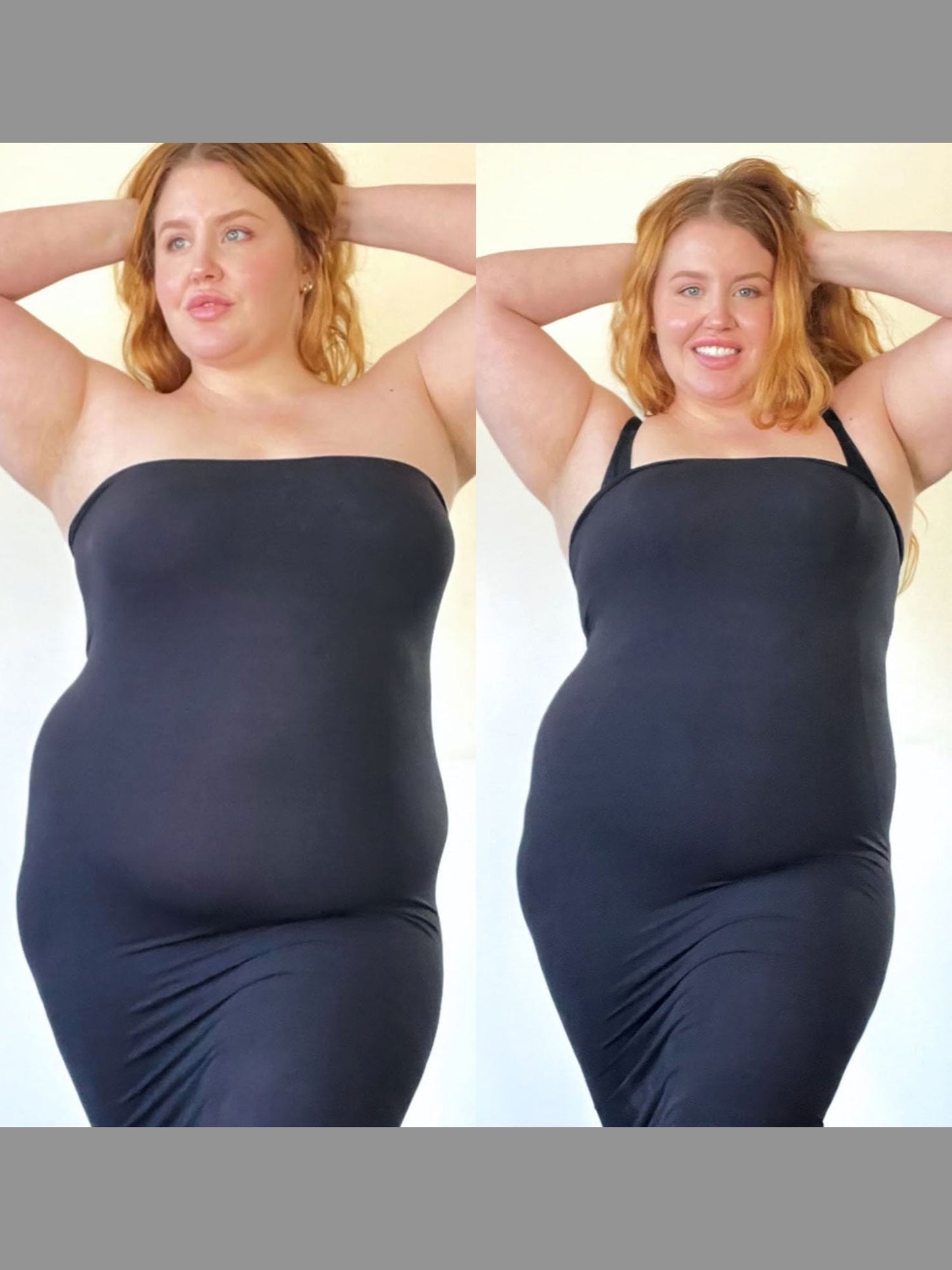 Smoothwear Open Bust Bodysuit - Black