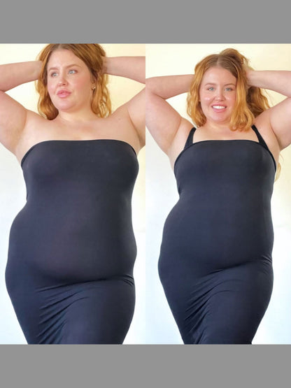 Smoothwear Open Bust Bodysuit - Black