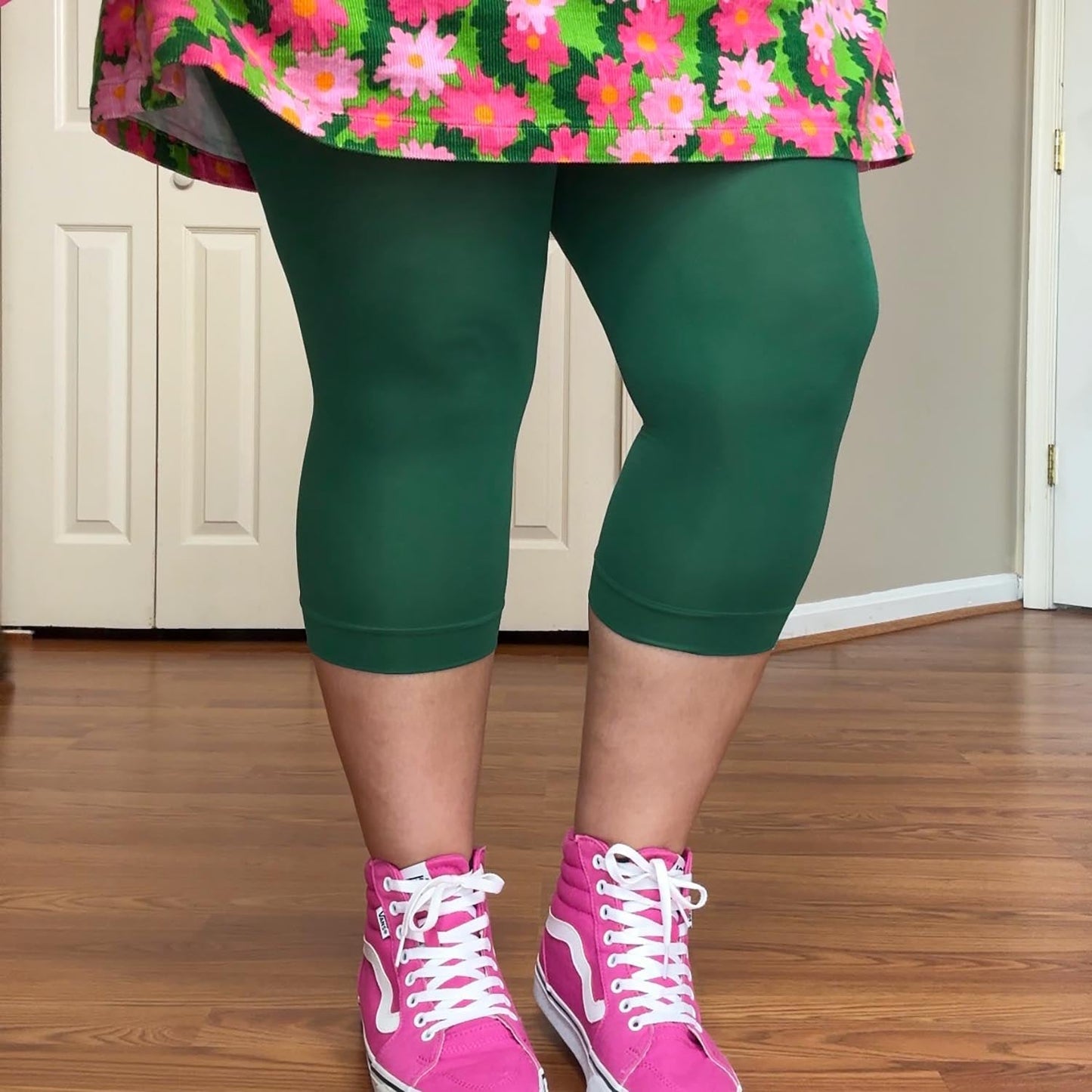 Stay Cool Capri Tights - Foliage