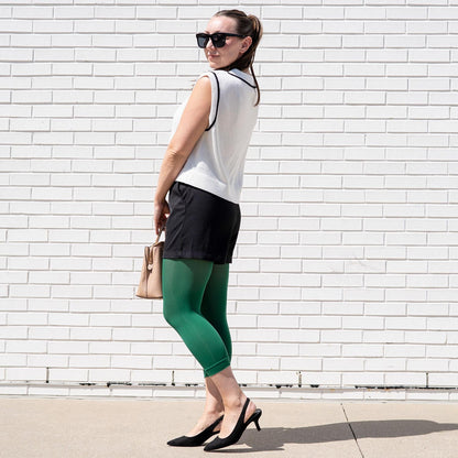 Stay Cool Capri Tights - Foliage