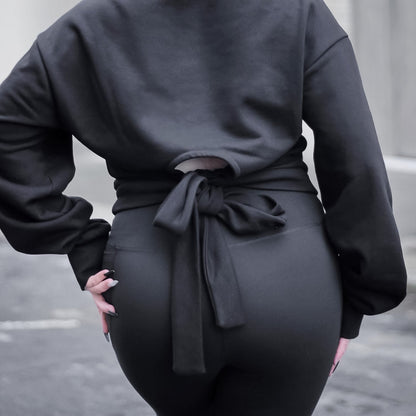 Organic Cotton Bow Hoodie