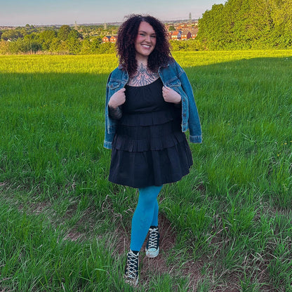 50 Denier Tights - Petrol Blue
