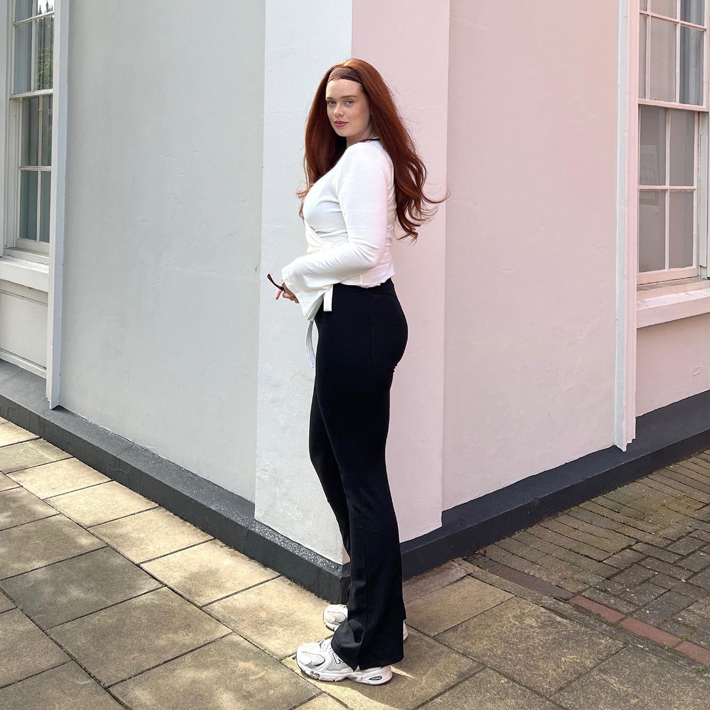 Kick Flare Leggings - Black