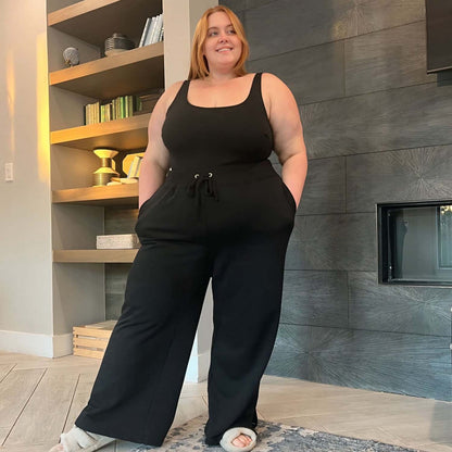 Organic Cotton Wide Leg Joggers