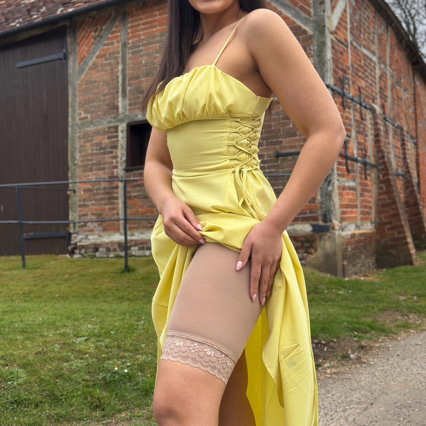 Lace Stay Cool Chub Rub Shorts - Blissful