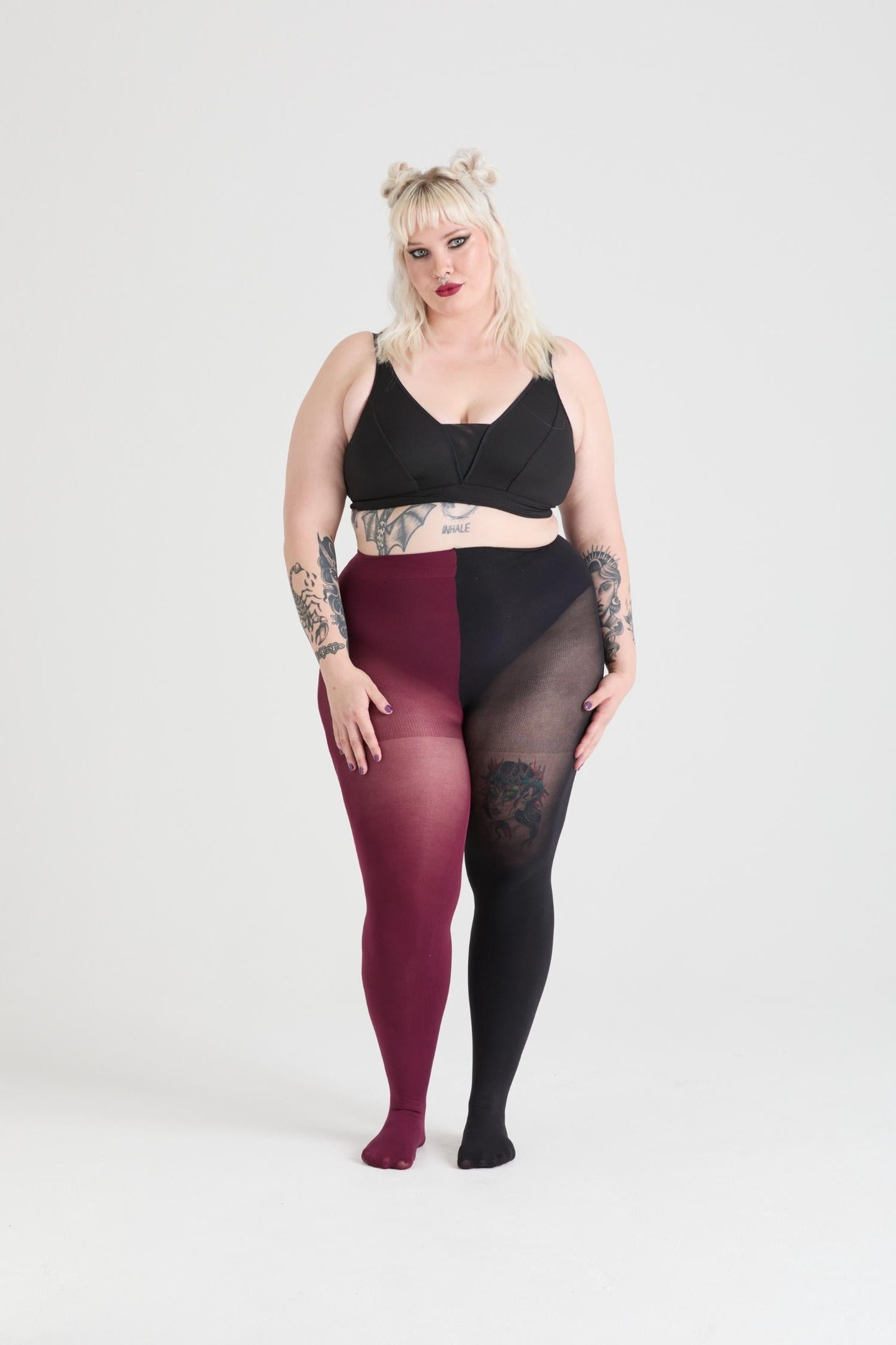 Duo Tights - Crimson Shadow