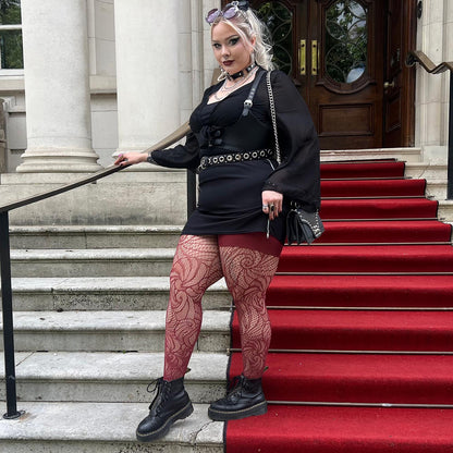 Thighs The Limit Fishnets - Timewarp - Roast