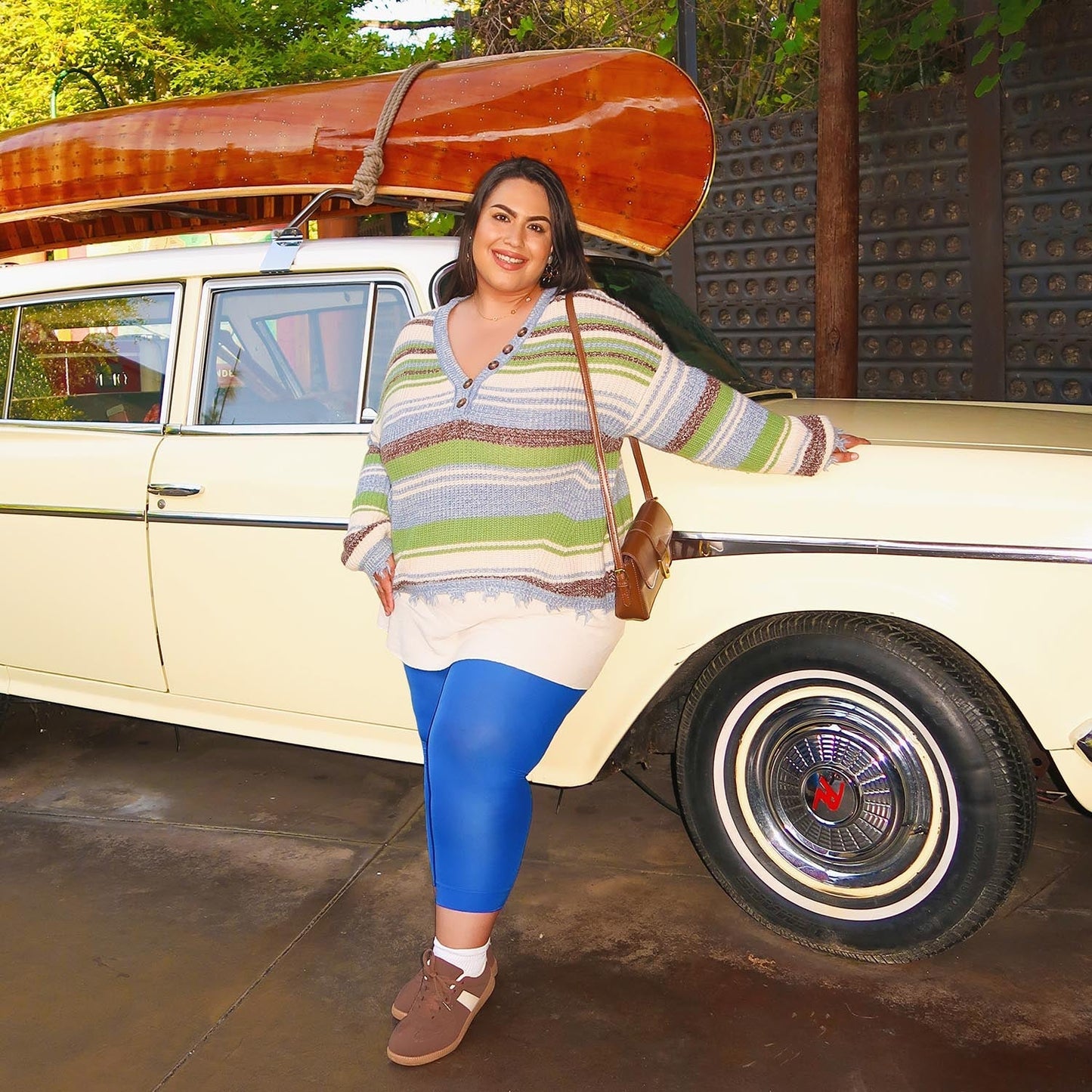 Footless Tights - Peacock