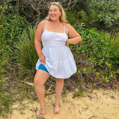 Stay Cool Chub Rub Shorts - Petrol Blue