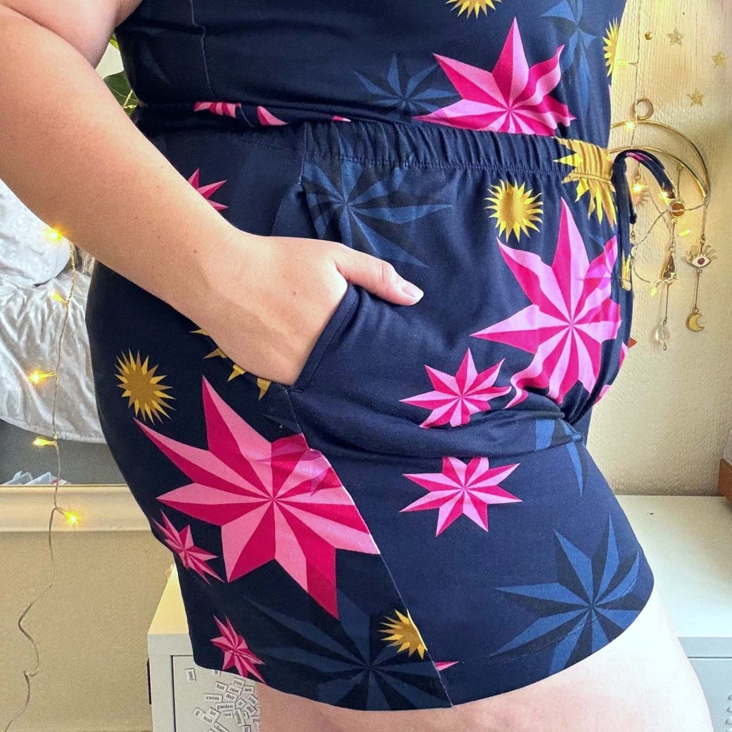 Organic Cotton PJ Shorts - Stars