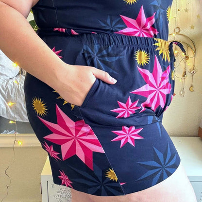 Organic Cotton PJ Shorts - Stars