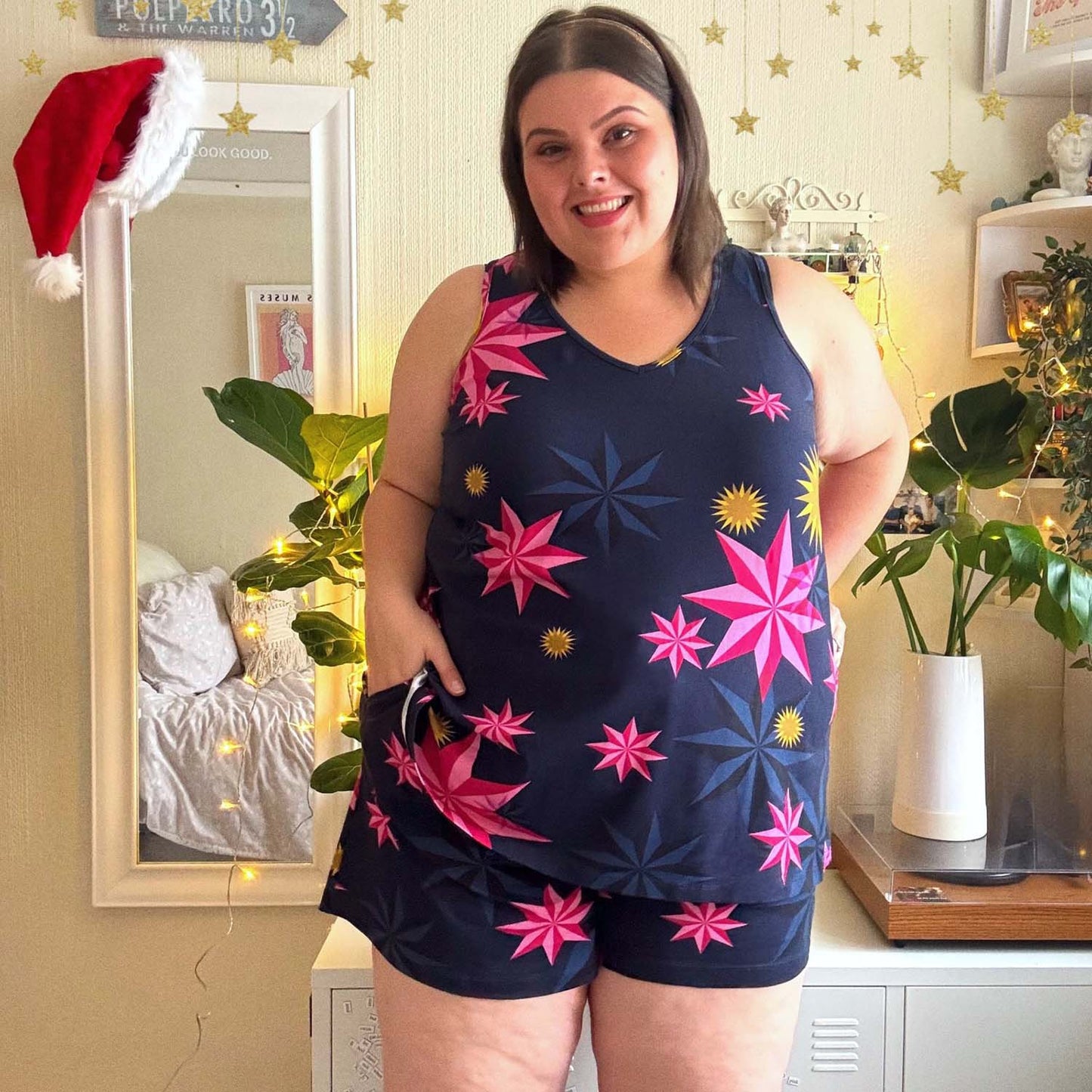Organic Cotton PJ Vest - Stars