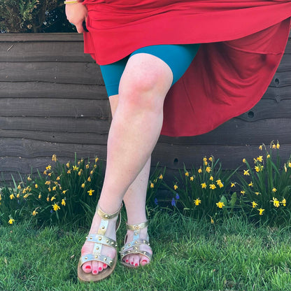 Stay Cool Chub Rub Shorts - Petrol Blue