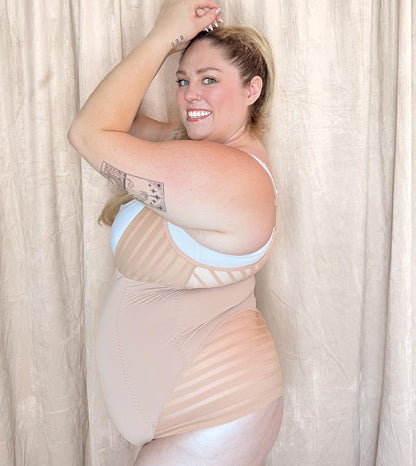 Smoothwear Open Bust Bodysuit - Blissful