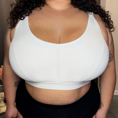 Organic Cotton Bra - White