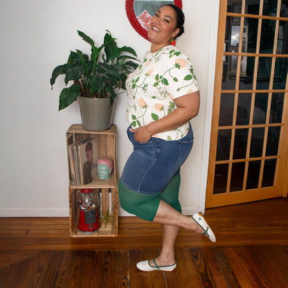 Stay Cool Capri Tights - Foliage