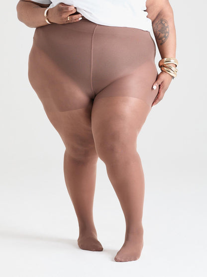 30 Denier Sheer Halo Tights - Divine