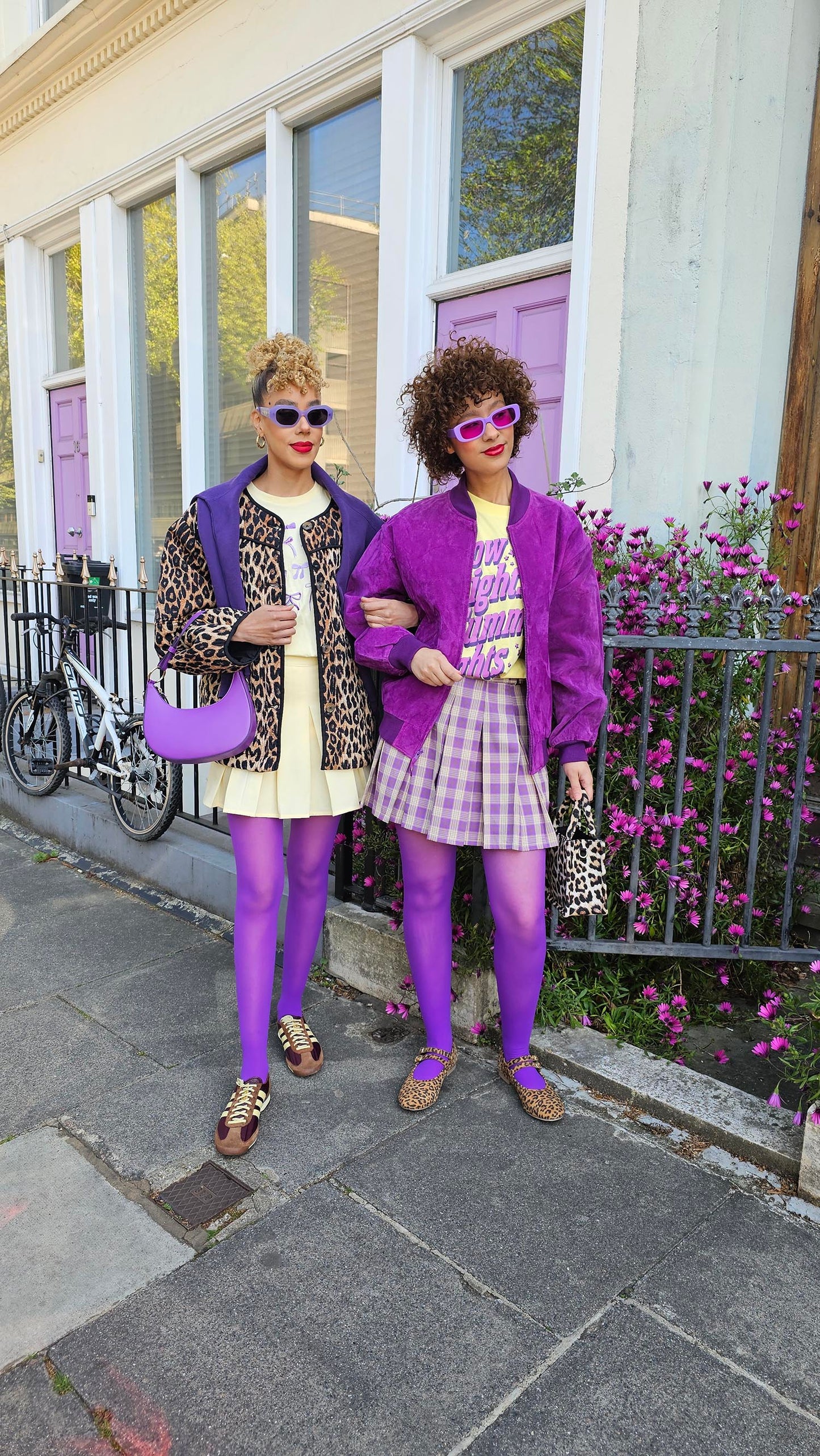 30 Denier Sheer Tights - Purple Haze