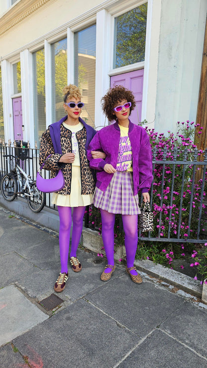 30 Denier Sheer Tights - Purple Haze