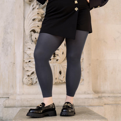 Footless Tights - Slate