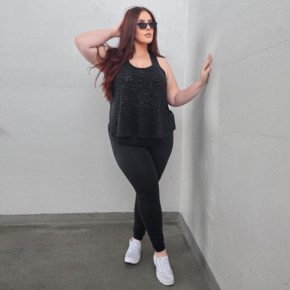 Wrap Back Vest - Black