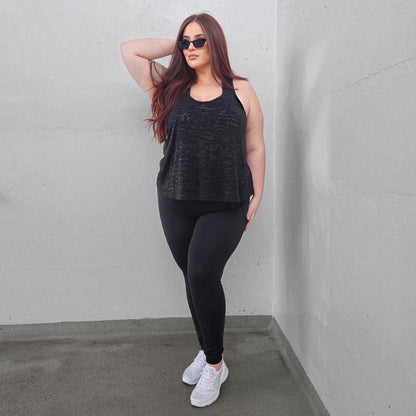 Wrap Back Vest - Black