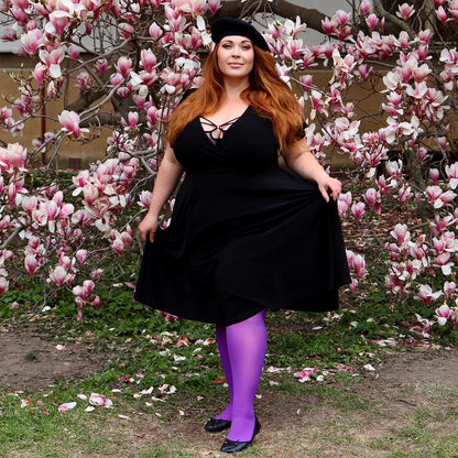 30 Denier Sheer Tights - Purple Haze